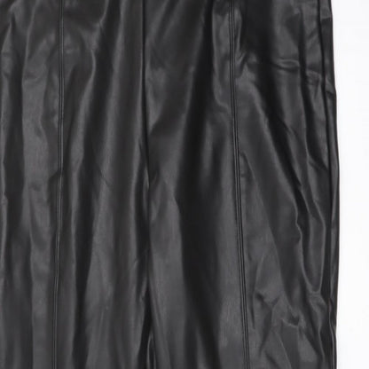 Womens UK Size 18 Marks and Spencer Regular Fit  Black Trousers
