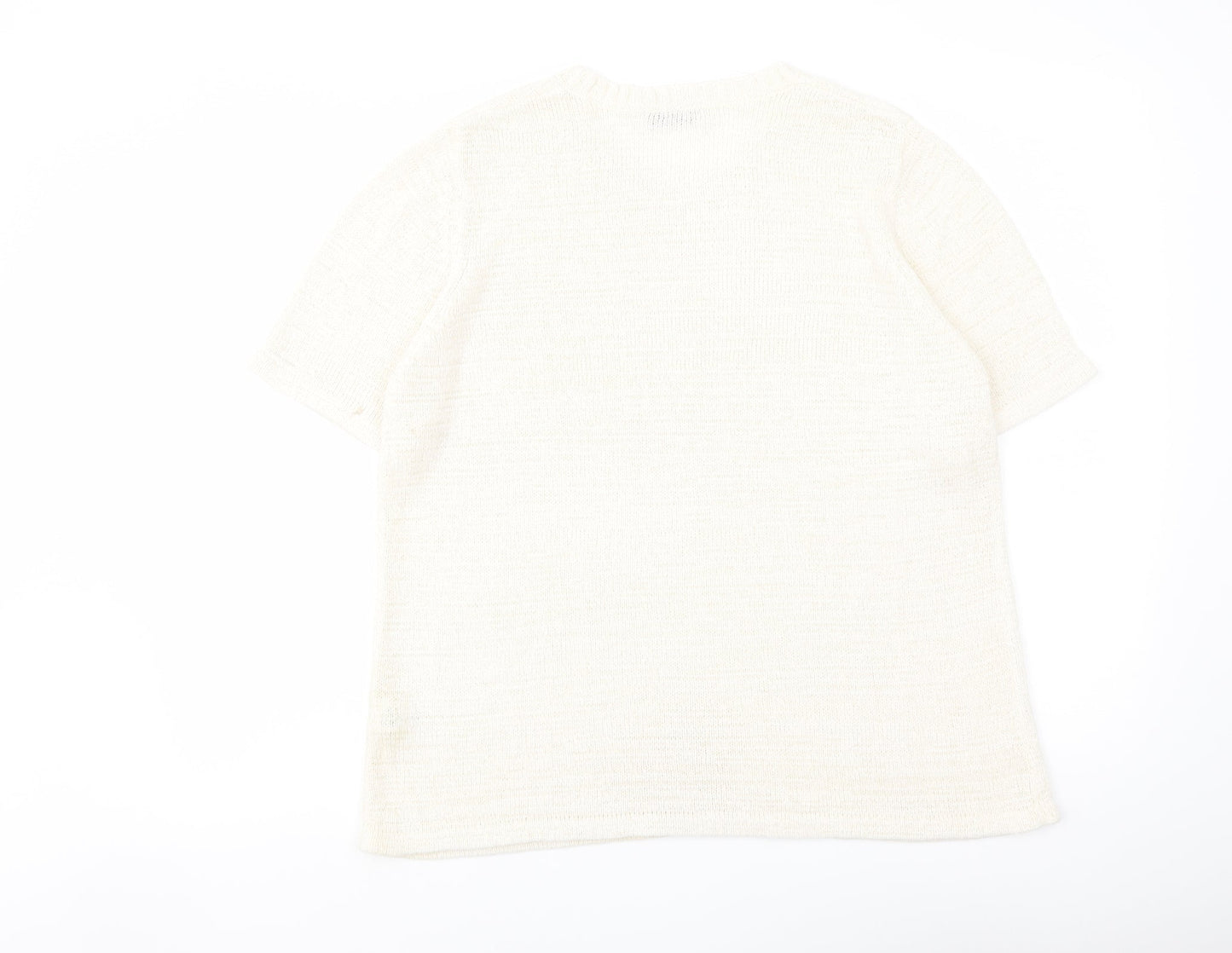 Womens UK Size L Bonmarché Ivory Pullover Jumper