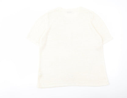 Womens UK Size L Bonmarché Ivory Pullover Jumper