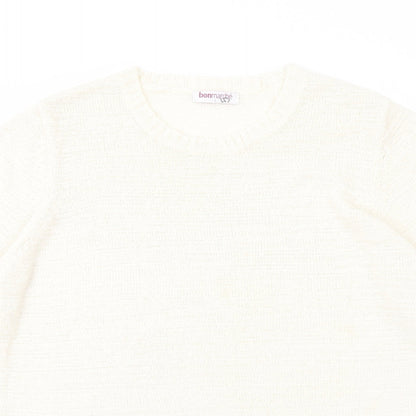 Womens UK Size L Bonmarché Ivory Pullover Jumper