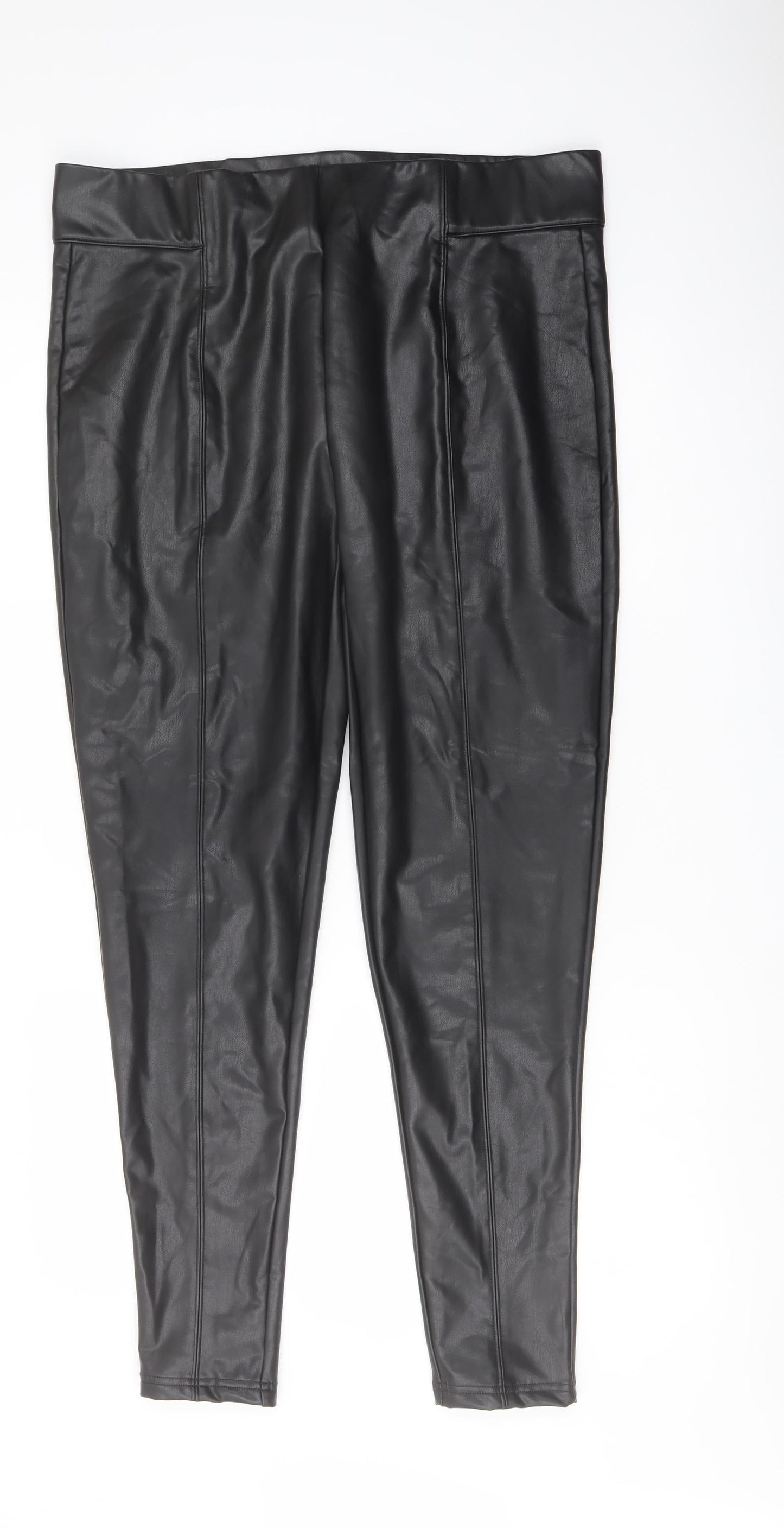 Womens UK Size 18 Marks and Spencer Regular Fit  Black Trousers