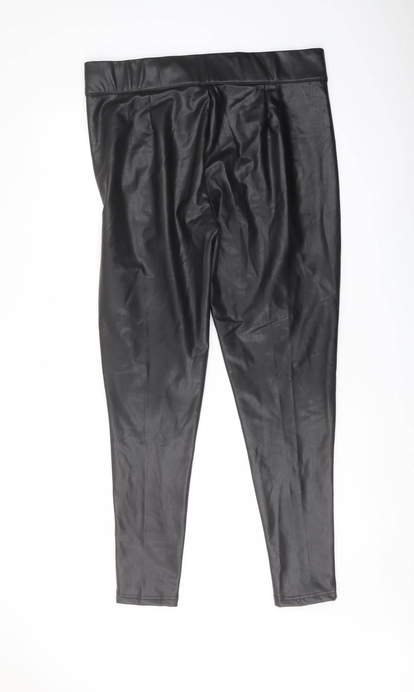 Womens UK Size 18 Marks and Spencer Regular Fit  Black Trousers