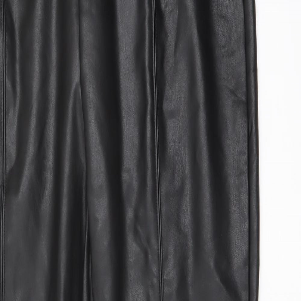 Womens UK Size 18 Marks and Spencer Regular Fit  Black Trousers
