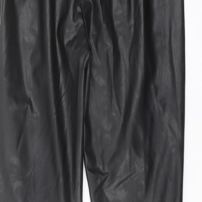 Womens UK Size 18 Marks and Spencer Regular Fit  Black Trousers