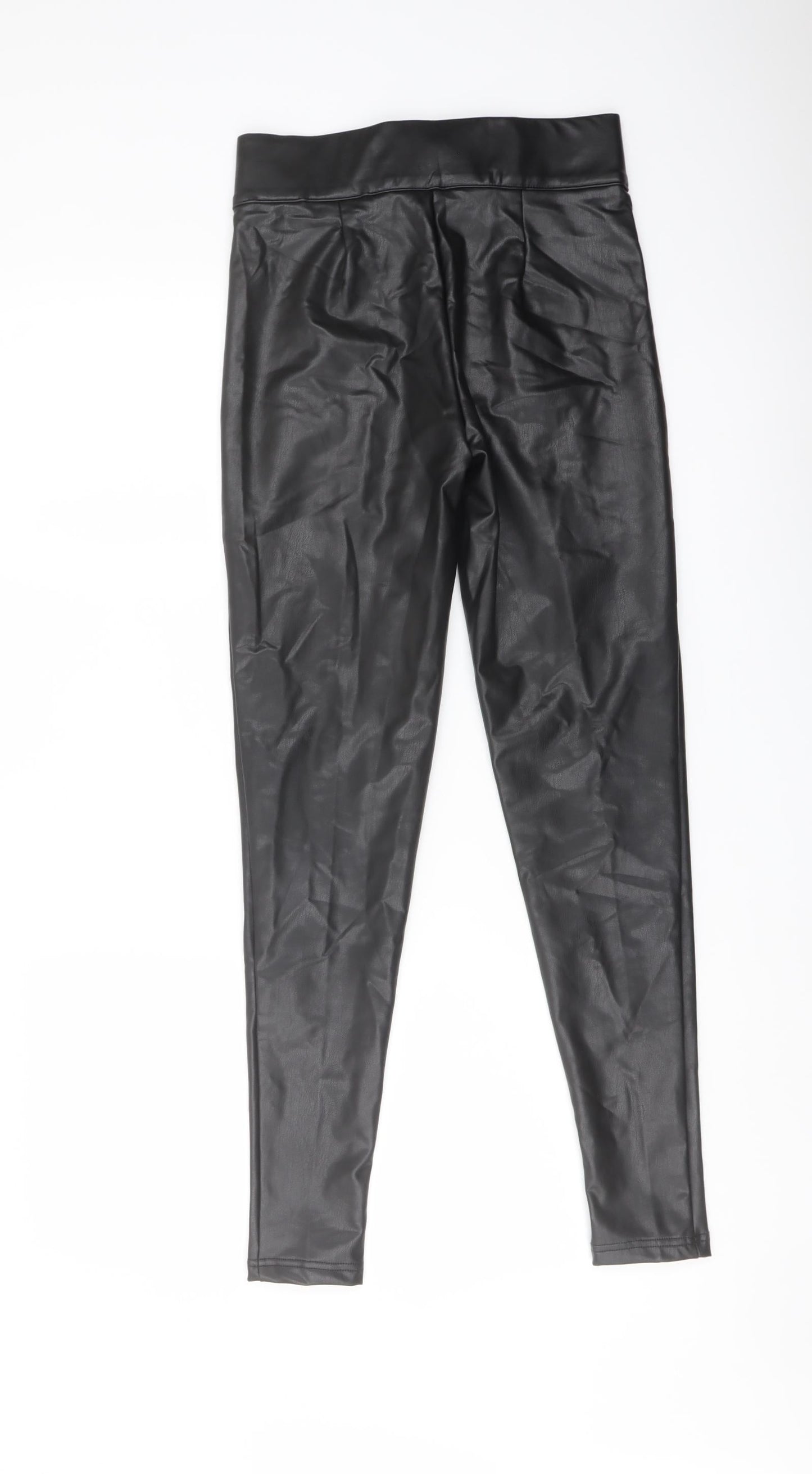 Womens UK Size 8 Marks and Spencer Regular Fit  Black Trousers