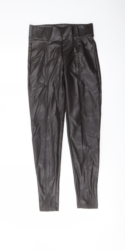 Womens UK Size 6 Marks and Spencer Regular Fit  Brown Trousers