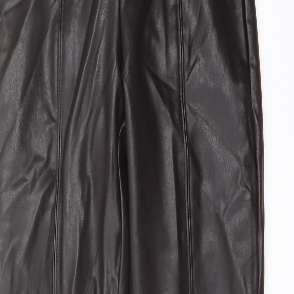 Womens UK Size 6 Marks and Spencer Regular Fit  Brown Trousers