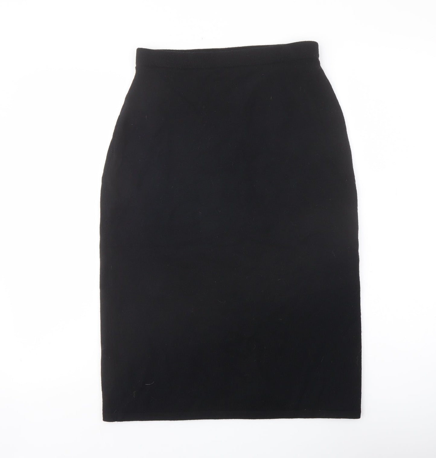 EAST Womens Black Wool A-Line Skirt Size M
