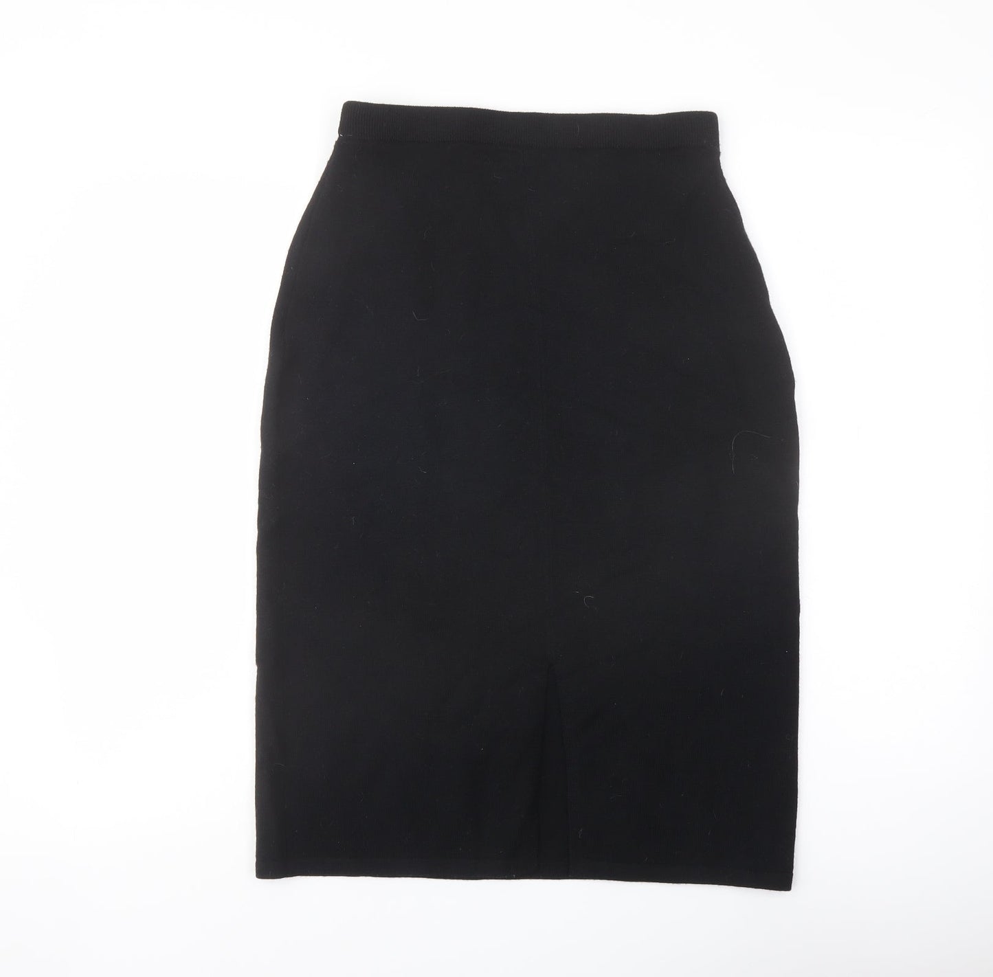 EAST Womens Black Wool A-Line Skirt Size M