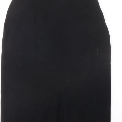 EAST Womens Black Wool A-Line Skirt Size M