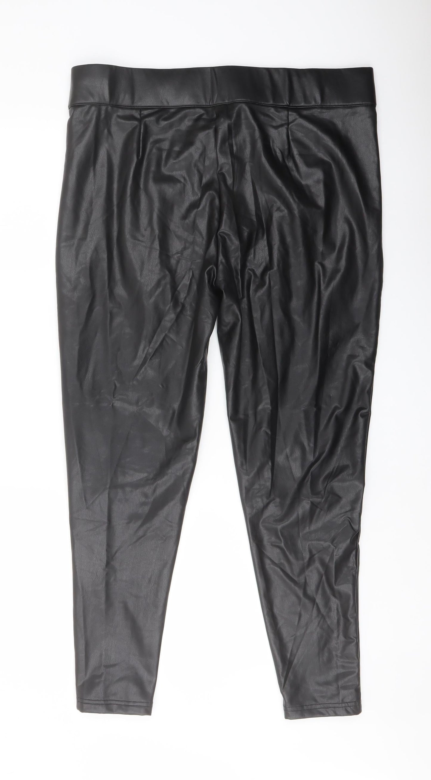 Womens UK Size 18 Marks and Spencer Regular Fit  Black Trousers