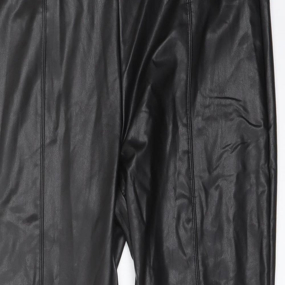 Womens UK Size 18 Marks and Spencer Regular Fit  Black Trousers