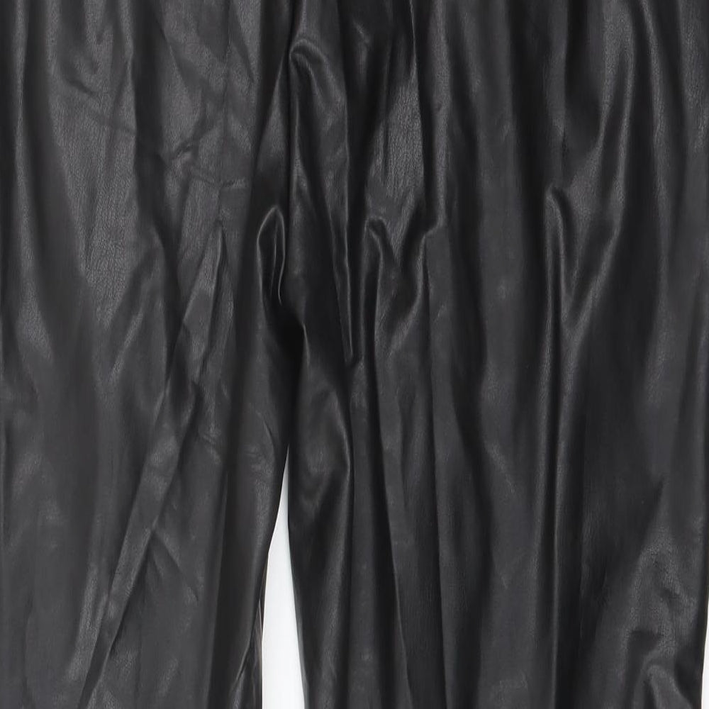 Womens UK Size 18 Marks and Spencer Regular Fit  Black Trousers