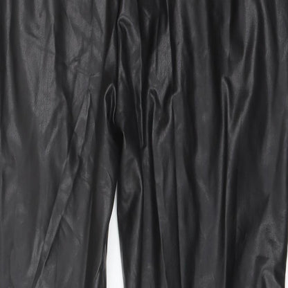 Womens UK Size 18 Marks and Spencer Regular Fit  Black Trousers