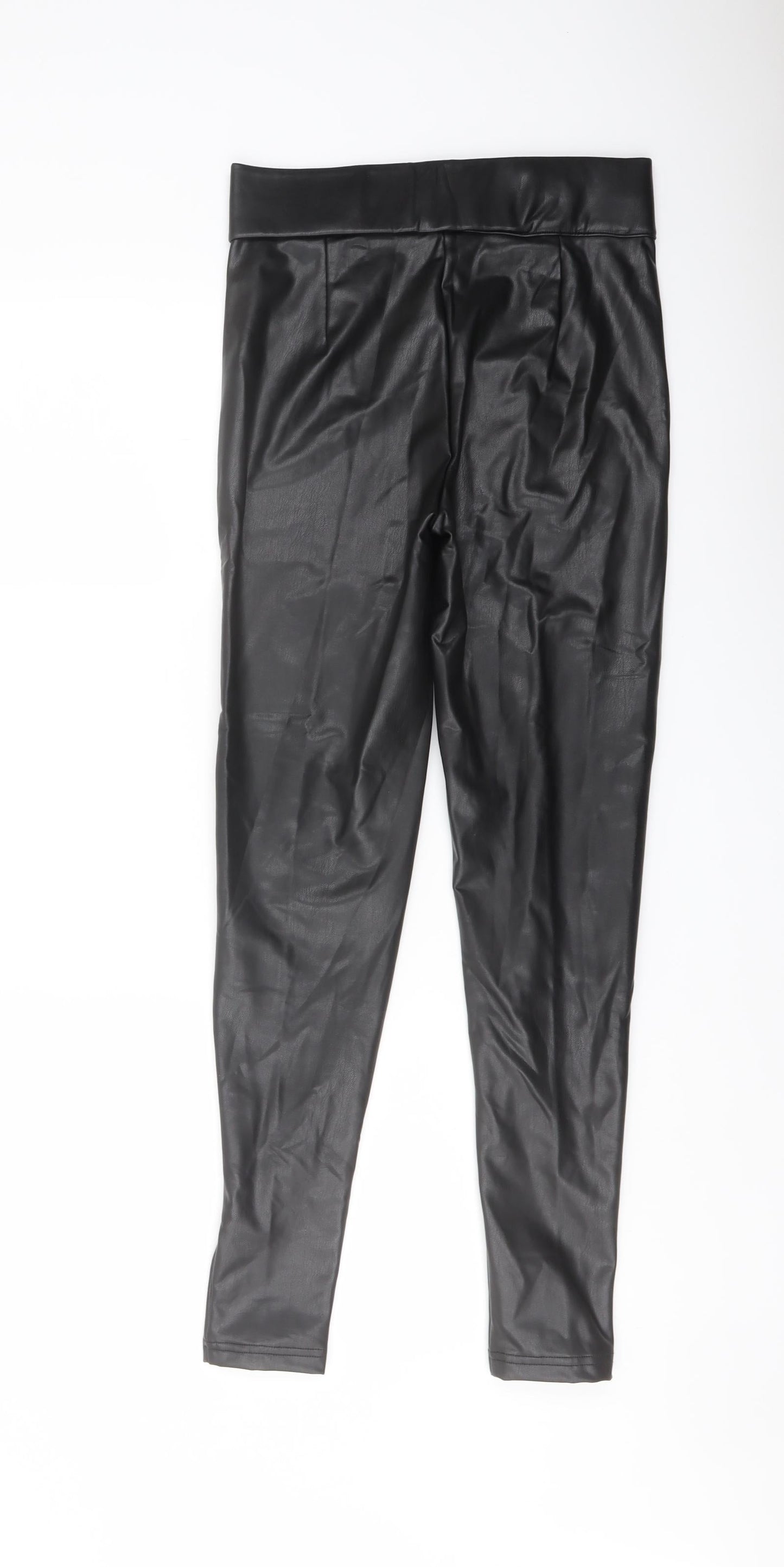Womens UK Size 8 Marks and Spencer Regular Fit  Black Trousers