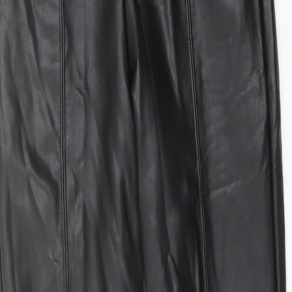 Womens UK Size 8 Marks and Spencer Regular Fit  Black Trousers