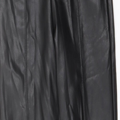 Womens UK Size 8 Marks and Spencer Regular Fit  Black Trousers