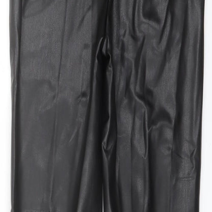 Womens UK Size 8 Marks and Spencer Regular Fit  Black Trousers