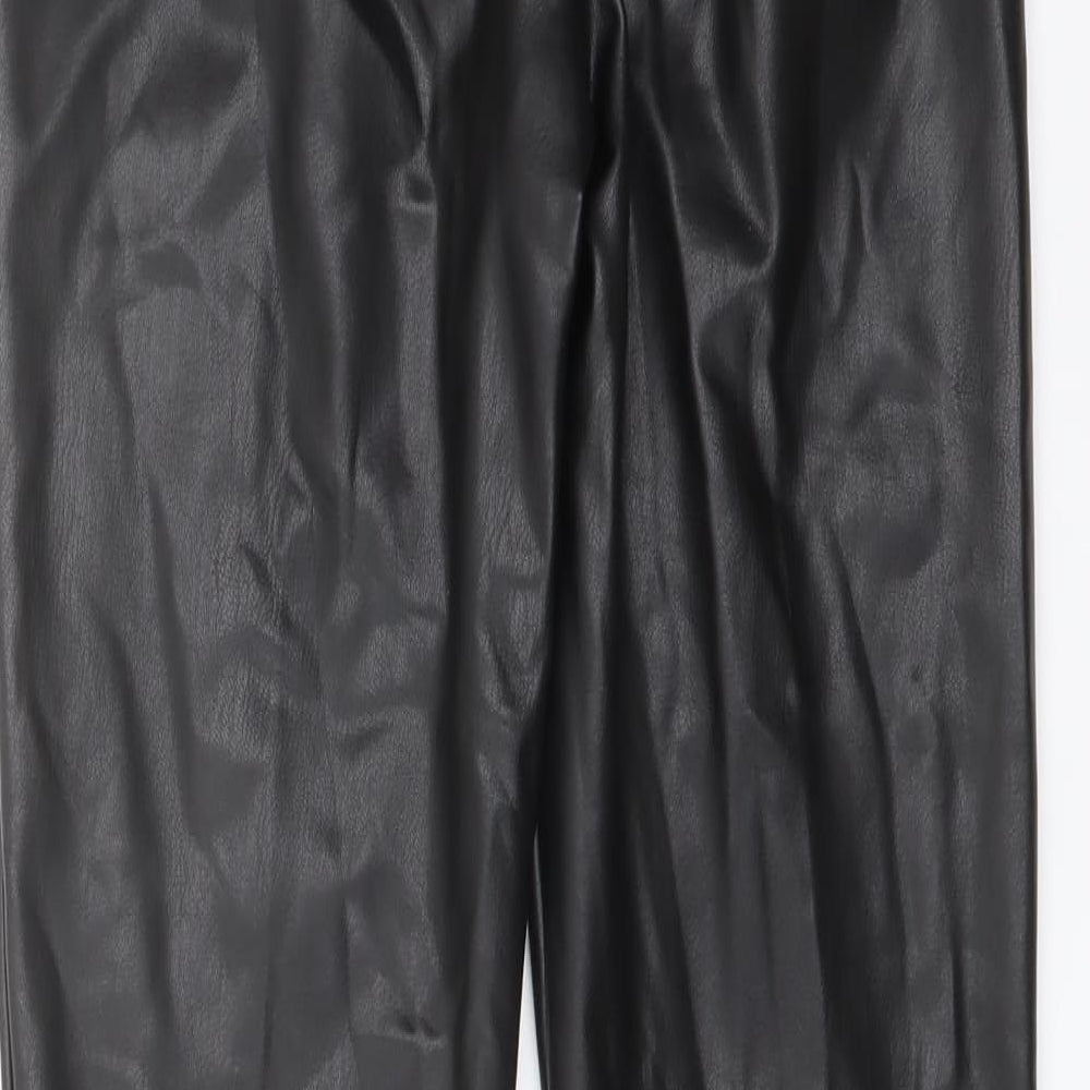 Womens UK Size 8 Marks and Spencer Regular Fit  Black Trousers