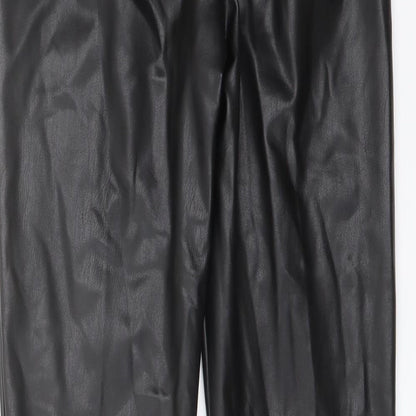Womens UK Size 8 Marks and Spencer Regular Fit  Black Trousers