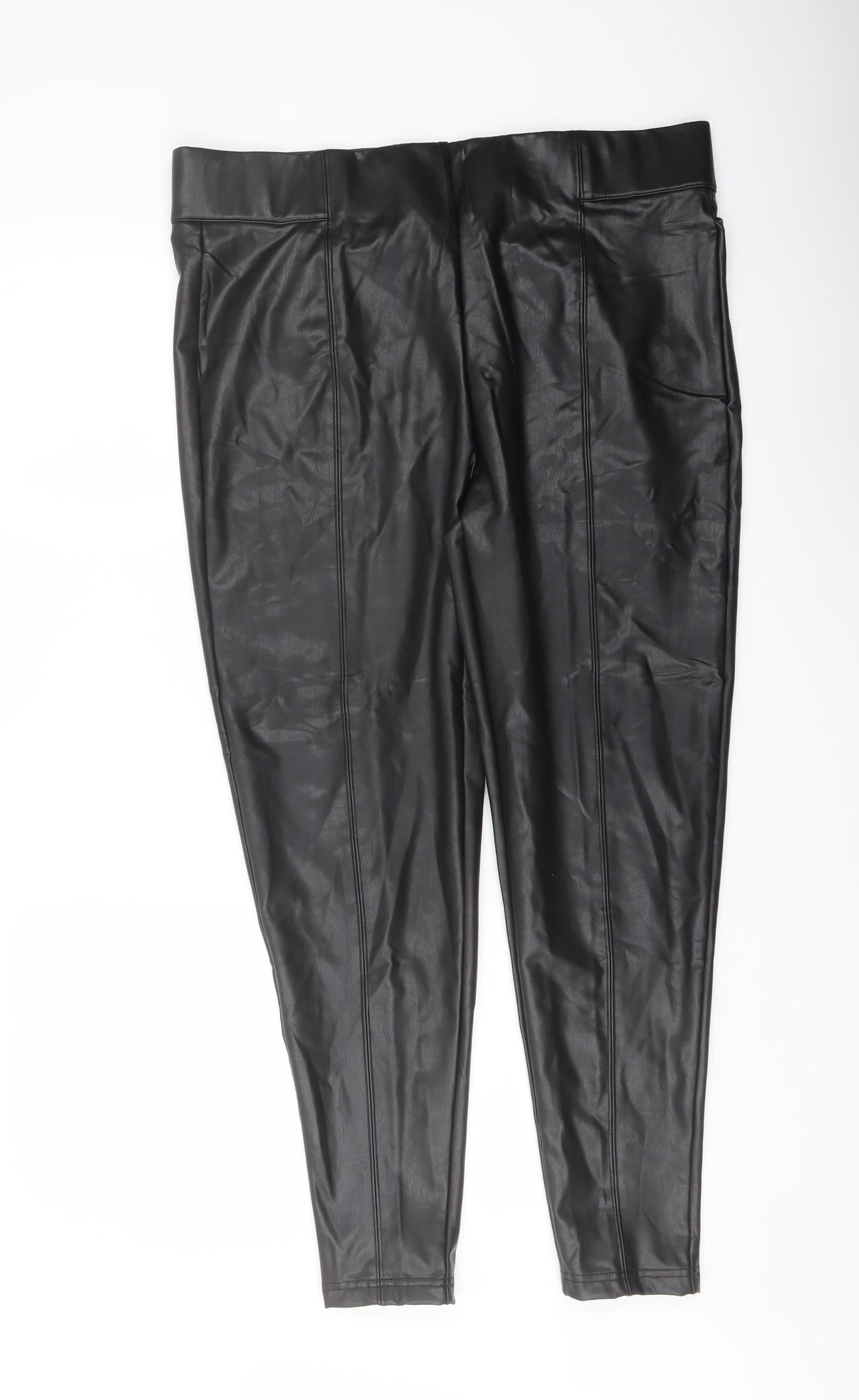 Womens UK Size 18 Marks and Spencer Regular Fit  Black Trousers