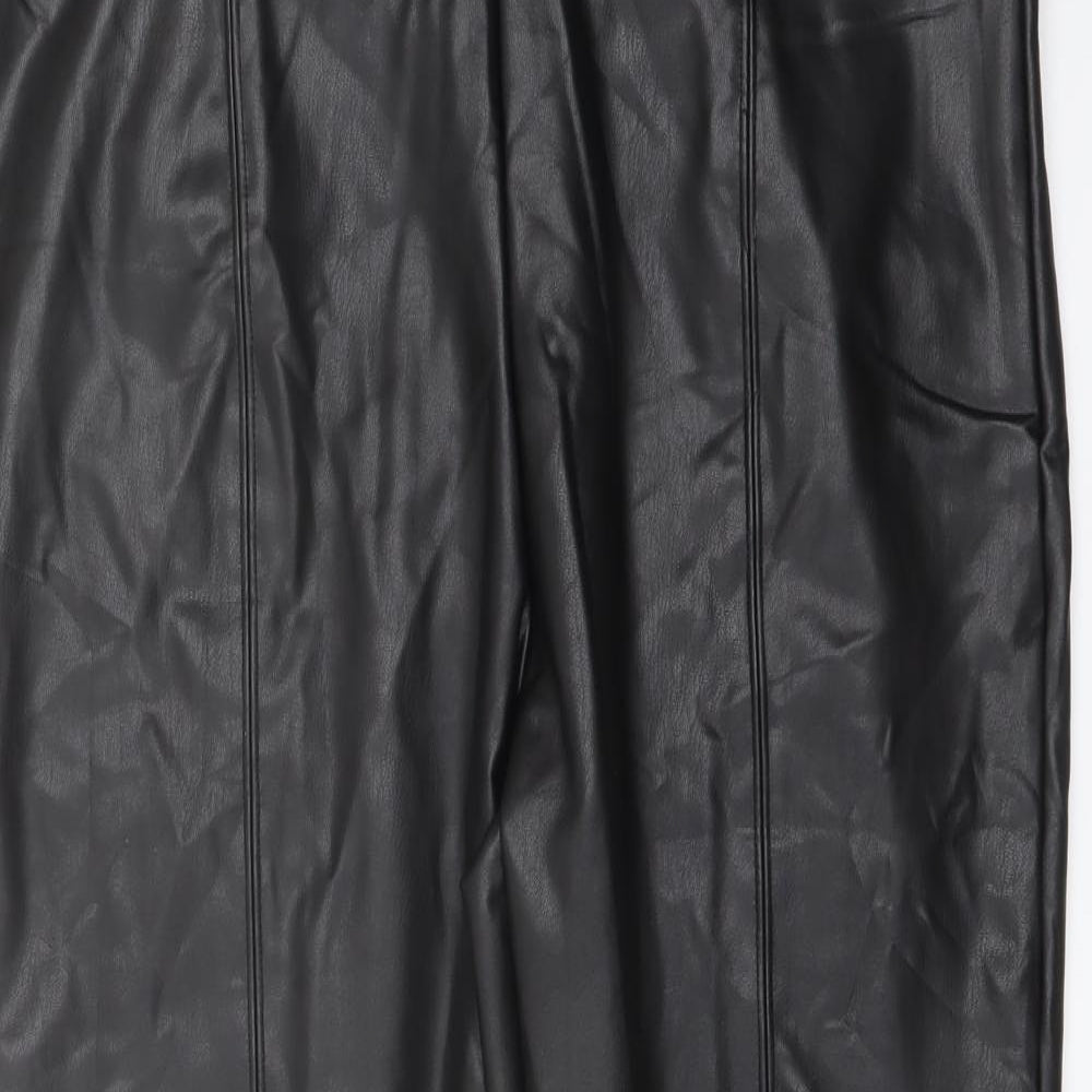 Womens UK Size 18 Marks and Spencer Regular Fit  Black Trousers