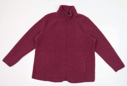 Womens UK Size 16 Bonmarché Pink Jacket