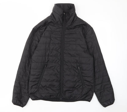 SWELL Womens Black Jacket Size 14 Zip - Zip Pocket