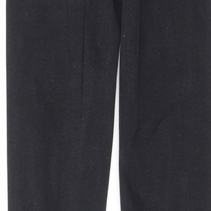 Denim & Co. Womens Grey Cotton Skinny Jeans Size 4 L28 in Regular Zip - Pockets