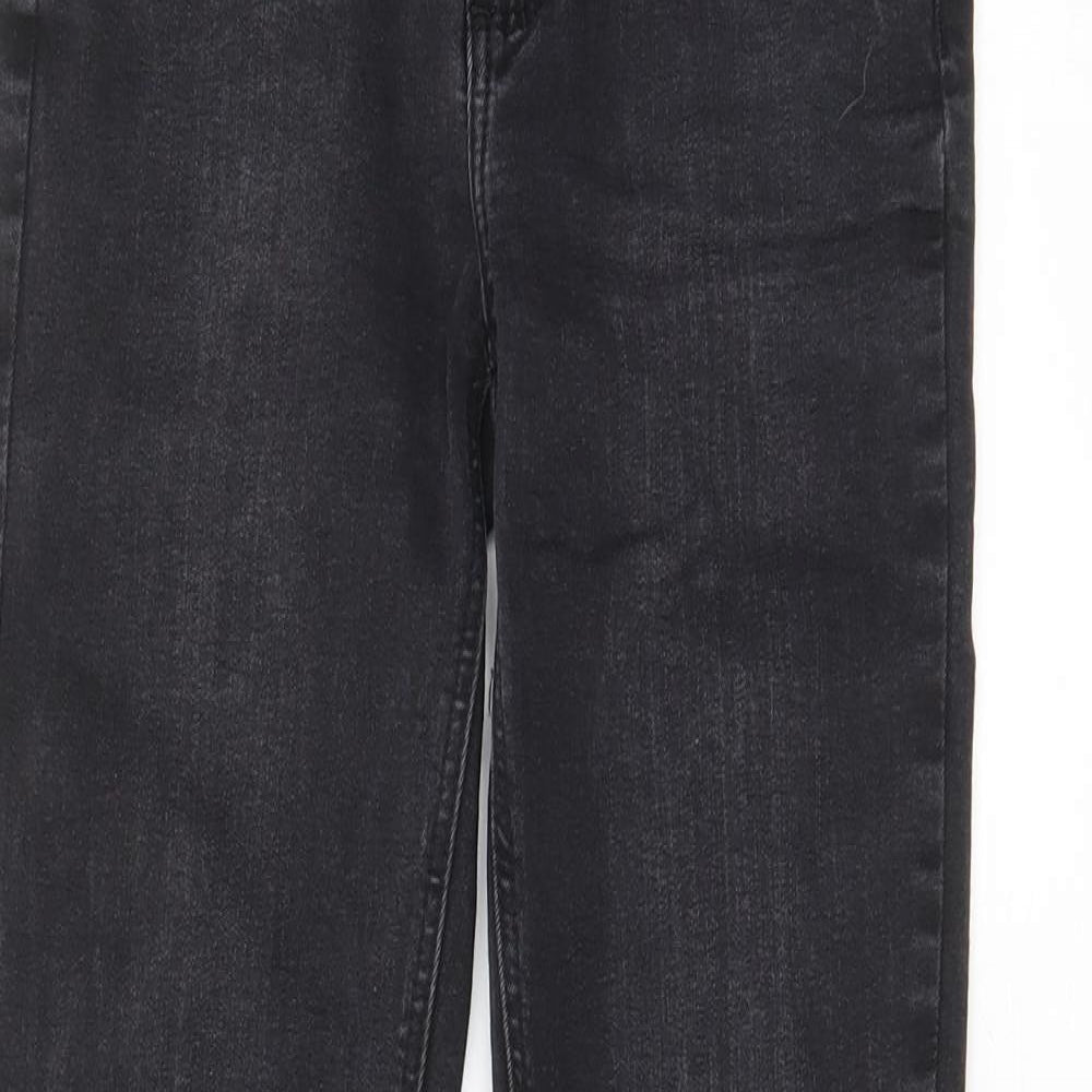 Denim & Co. Womens Black Cotton Skinny Jeans Size 4 L27 in Regular Zip - Pockets