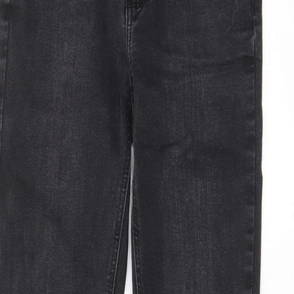 Denim & Co. Womens Black Cotton Skinny Jeans Size 4 L27 in Regular Zip - Pockets