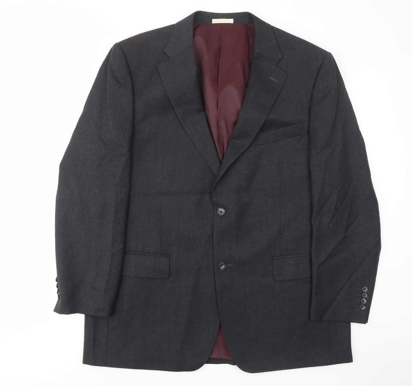 Mens UK Size 44 Greenwoods Regular Grey Suit Jacket