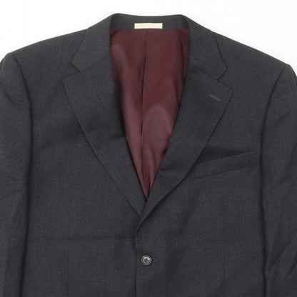 Mens UK Size 44 Greenwoods Regular Grey Suit Jacket