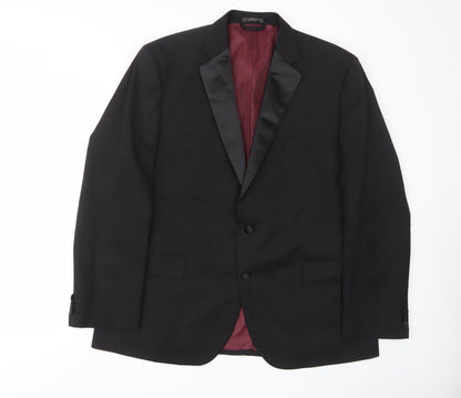 Mens UK Size 46 Marks and Spencer Regular Black Suit Jacket
