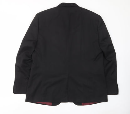 Mens UK Size 46 Marks and Spencer Regular Black Suit Jacket