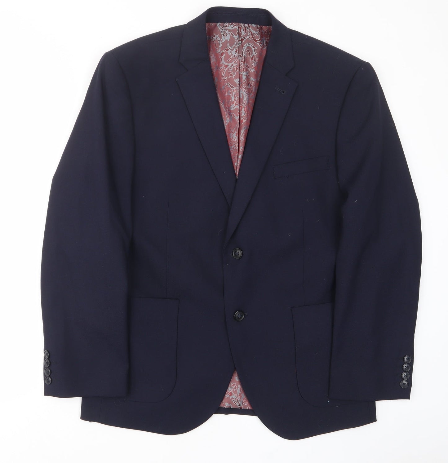 Mens UK Size 42 Harry Brown Regular Blue Suit Jacket