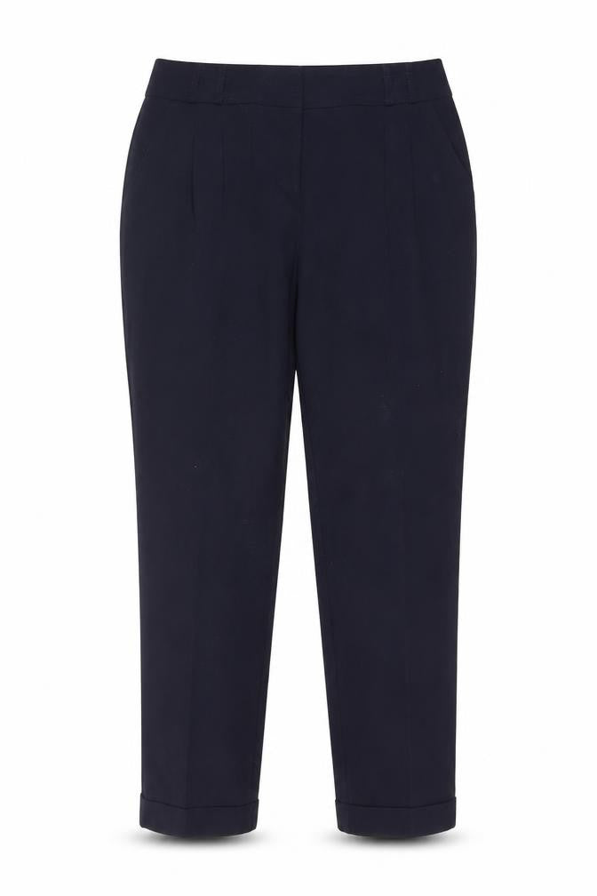 Womens UK Size 12 M&Co Regular Fit  Blue Trousers