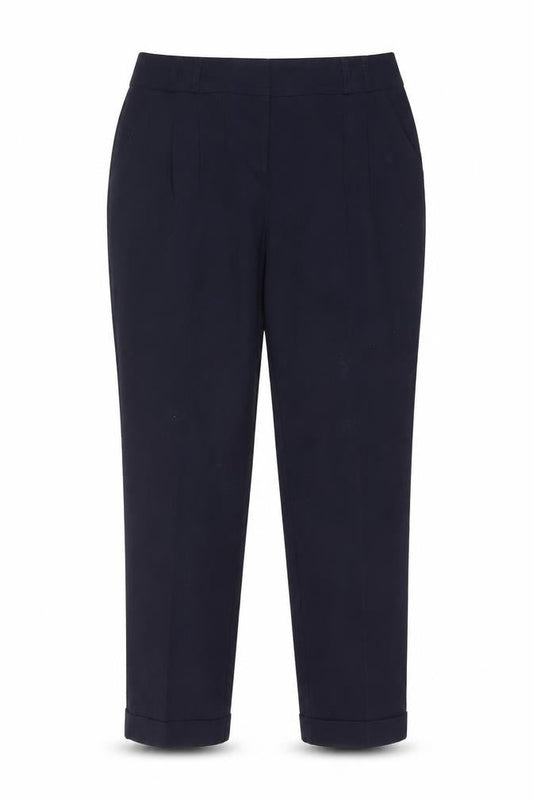Womens UK Size 12 M&Co Regular Fit  Blue Trousers