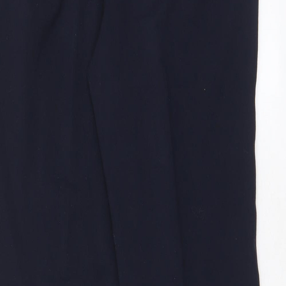 Womens UK Size 12 M&Co Regular Fit  Blue Trousers