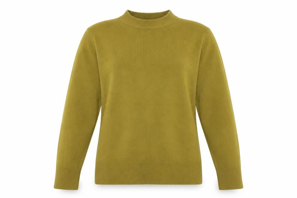 Womens UK Size 14 Emreco Yellow Pullover Jumper