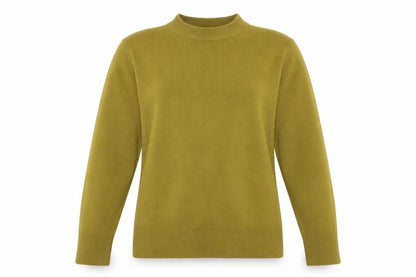 Womens UK Size 14 Emreco Yellow Pullover Jumper