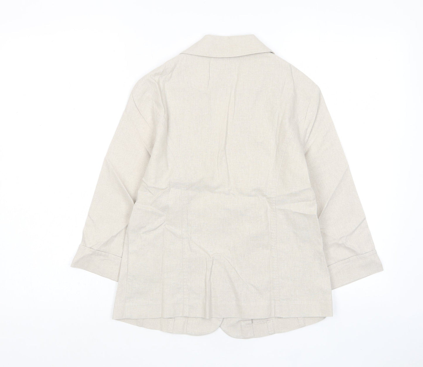 Womens UK Size 10 EWM Beige Jacket