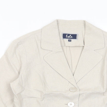 Womens UK Size 10 EWM Beige Jacket