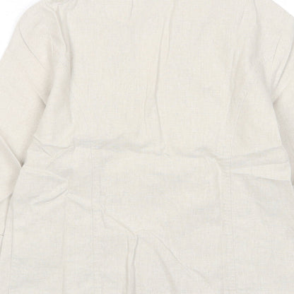 Womens UK Size 10 EWM Beige Jacket