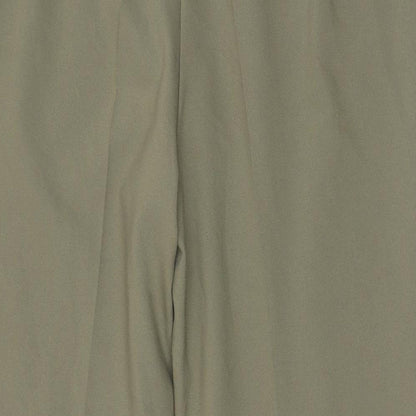 Surprise Womens Green Polyester Trousers Size 24 L28 in Regular Zip - Zip Pockets