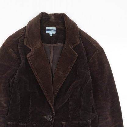 Womens UK Size 14 Oasis Brown Jacket