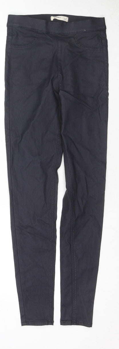 Womens UK Size 6 Marks and Spencer Slim Fit Jegging Blue Trousers