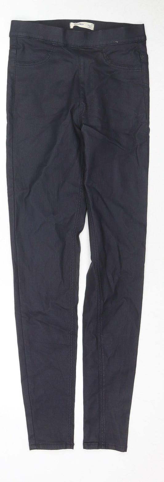 Womens UK Size 6 Marks and Spencer Slim Fit Jegging Blue Trousers