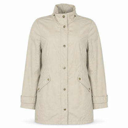 Principles Womens Beige Parka Jacket Size 14 Zip - Detachable Fleece