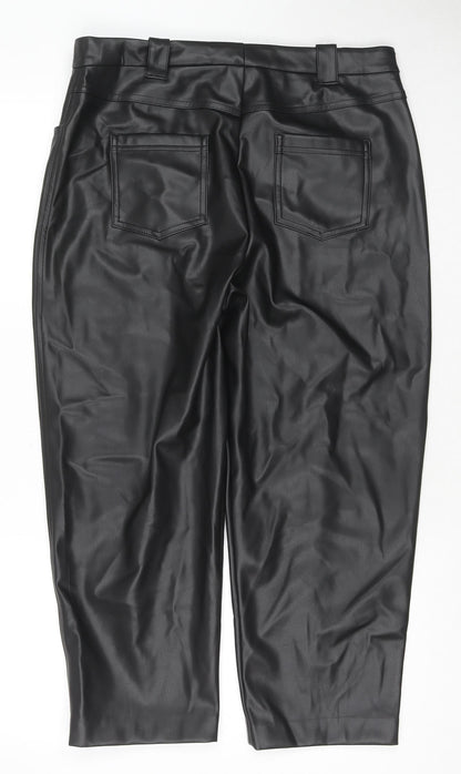 Womens UK Size 18 Marks and Spencer Regular Fit  Black Trousers